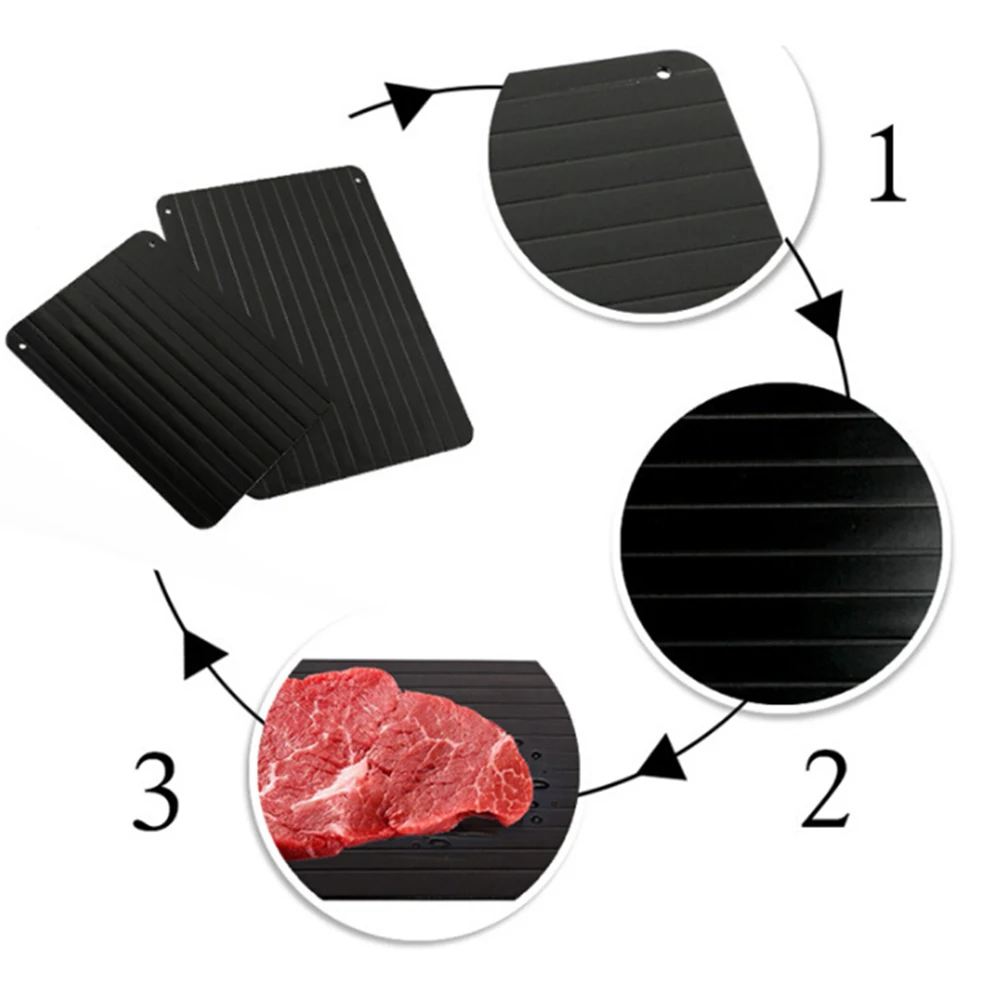 2019 New Fast Rapid Thawing Defrosting Tray Kitchen Safe Defrost Meat Or Thaw Frozen Food Accessories for Drop Shipping 2019 New Fast Rapid Thawing Defrosting Tray Kitchen Safe Defrost Meat Or Thaw Frozen Food Accessories for Drop Shipping
