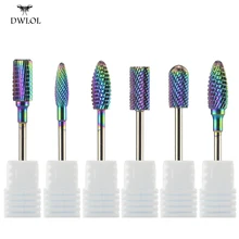 Электрическое сверло для ногтей, маникюрный станок, фреза, карбид вольфрама, сверло для ногтей, аксессуары, сверла для ногтей, Маникюрный Инструмент