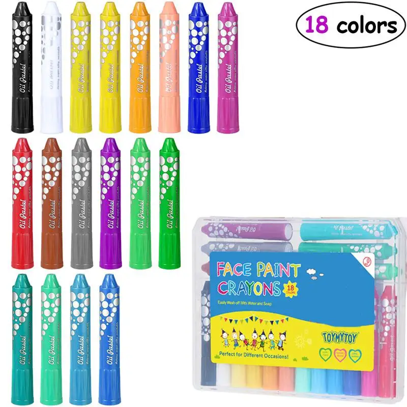Download Aliexpress.com : Buy 18 Colors Non Toxic Face Body Paints ...