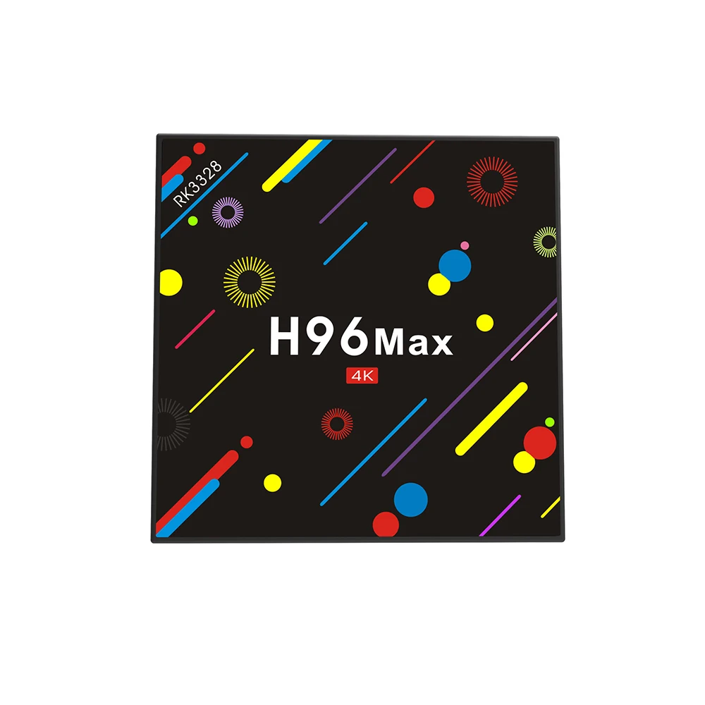 Продвижение H96 MAX H2 двухъядерный процессор Wi-Fi Android 7,1 Смарт ТВ коробка 18,0 Восьмиядерный 4 Гб+ 32 ГБ, плеер