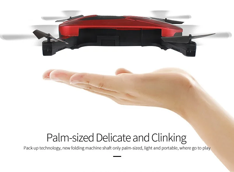 JY018 ELFIE WiFi FPV Quadcopter Mini Foldable Selfie Drone RC Drones with 2MP Camera HD FPV Professional H37 720P RC Helicopter