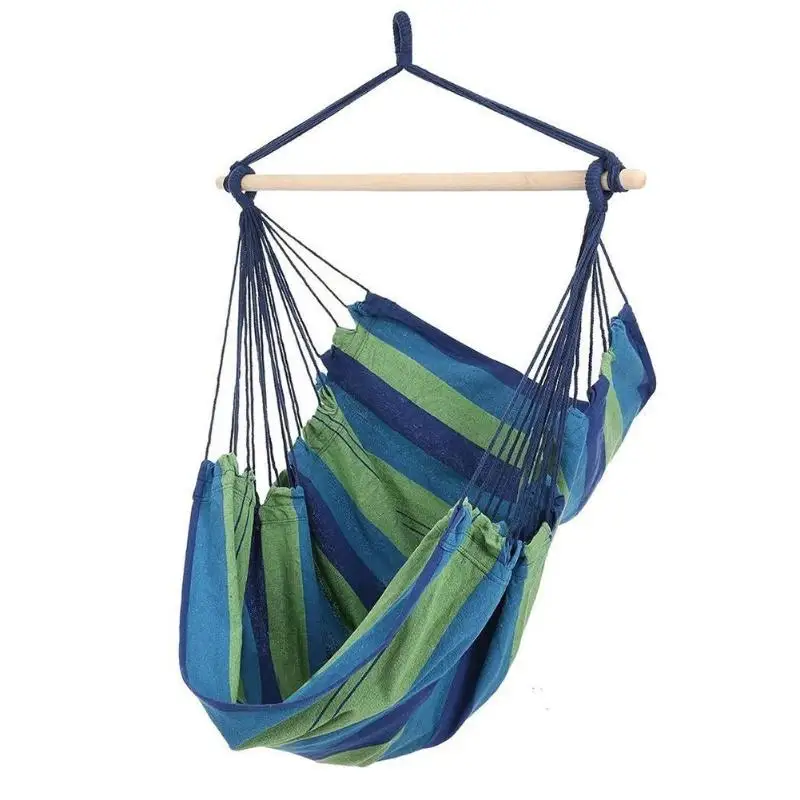 

2019 New Hanging Rope Chair Hammock Chair Hanging Chair Swing Chair Seat With 2 Pillows For Indoor Outdoor Garden