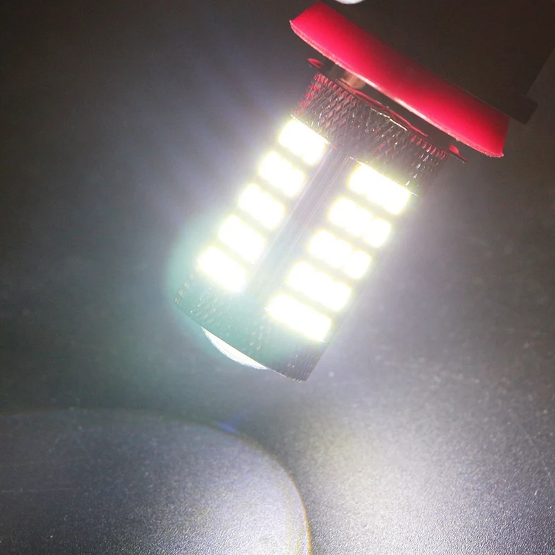 2 шт. H11 12V 2835 66Smd светодиодные лампы авто противотуманные фары автомобильные