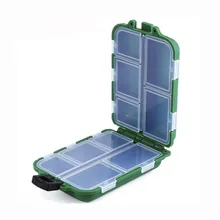 10 отсеков, чехол для хранения, пластиковая коробка для рыболовной приманки, ложки, крючка, рыболовных снастей, коробка для рыболовных аксессуаров, квадратная коробка для рыболовного крючка