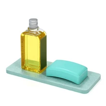 Абсорбент органайзер для мыла-держатель фена для Ванная комната коврик для мыла Природный диатомит мыло Бар держатель Подставка под кружку