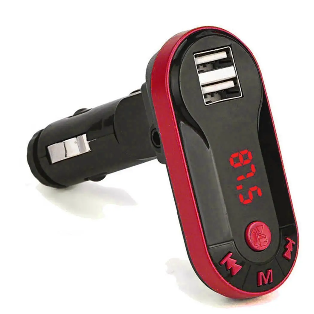 I9 автомобильный bluetooth-плеер телефонные звонки в режиме Hands-free двойной DC12V модель зарядных порта USB для автомобиля Bluetooth 0C-60C MP3 182 см x 83 см x 53 см