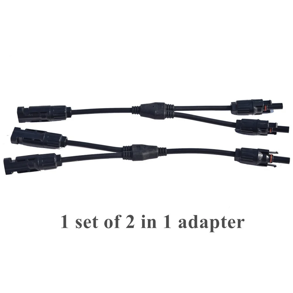 Solar Connector Connection Female Male Solar Tool Y Type With Wire Cable Wire pv PARALLEL BRANCH CONNECTORSY Branch Pane solar panel connector cable