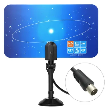 

Indoor Digital TV Antenna PAL Standard 1080p Analog VHF / UHF Digital Signal IEC Connector for HDTV / DTV Only for part country