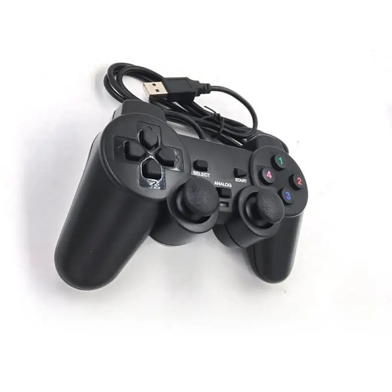 Новейший USB2.0 проводной ПК игровой контроллер геймпад Ударная вибрация джойстик
