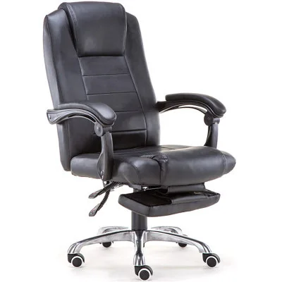 

High Quality Soft Ergonomic Executive Office Chair Lifting Reclining Swivel Computer Chair Footrest Lying Office Furniture