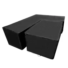 Mayitr l-образный угловой плетеный диван Чехол для садовой мебели водонепроницаемый пылезащитный защита всех целей-чехол 2 размера