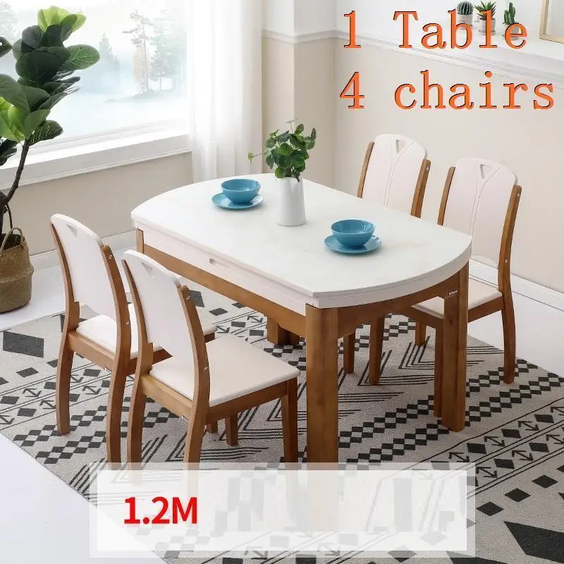 مجموعة Juego Pliante سالا دي جانتار Marmol Tafel Tisch Yemek Masasi Comedores Mueble الخشب ميسا Comedor تابلو مكتب الطعام غرفة الجدول