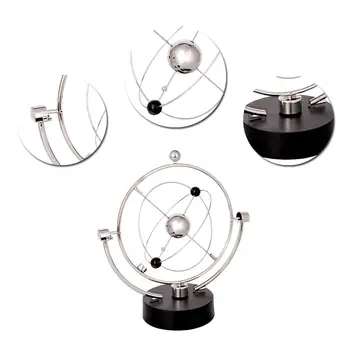 

1PC Plastic Swing Kinetic Decoration Perpetual Balance Celestial Globe Newton Pendulum Home Decoration Ornaments