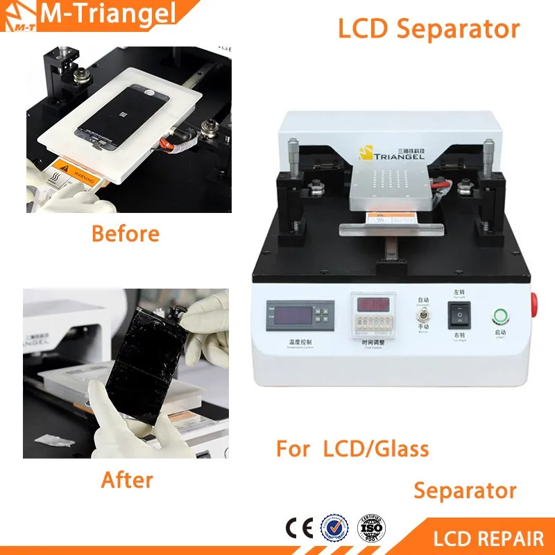 7inch Semi-automatic LCD Separator Remover Built-in Vacuum Pump For Iphone 6 6S 5 5S 7 7P Mobile Phone Repair Tool M-Triangel