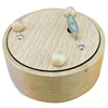 Round Blank Music Box Birthday Valentine'S Day Gift Action Figures Figurine Resin Handicraft Miniatures No Specified Music 1
