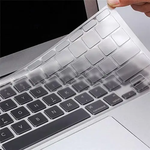 

EU/UK/US Silicon Keyboard Cover Transparent Clear Protector Multi Language for MacBook Air Pro Retina Mac 13 15 17inch