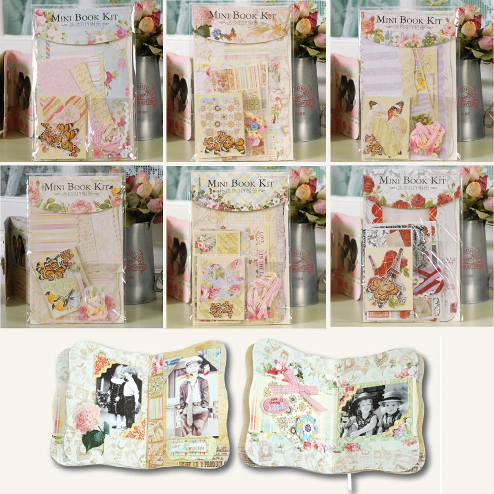 us 6 29 10 off eno greeting mini album scrapbooking kit for kids diy scrapbook album making pocket photo album in photo albums from home garden on making photo album