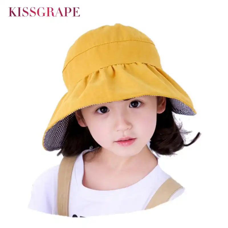 broad brimmed baby hat