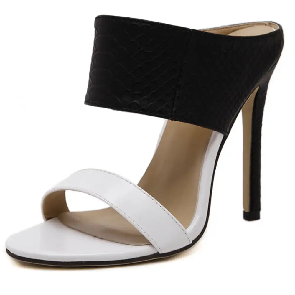 open toe mule slippers ladies