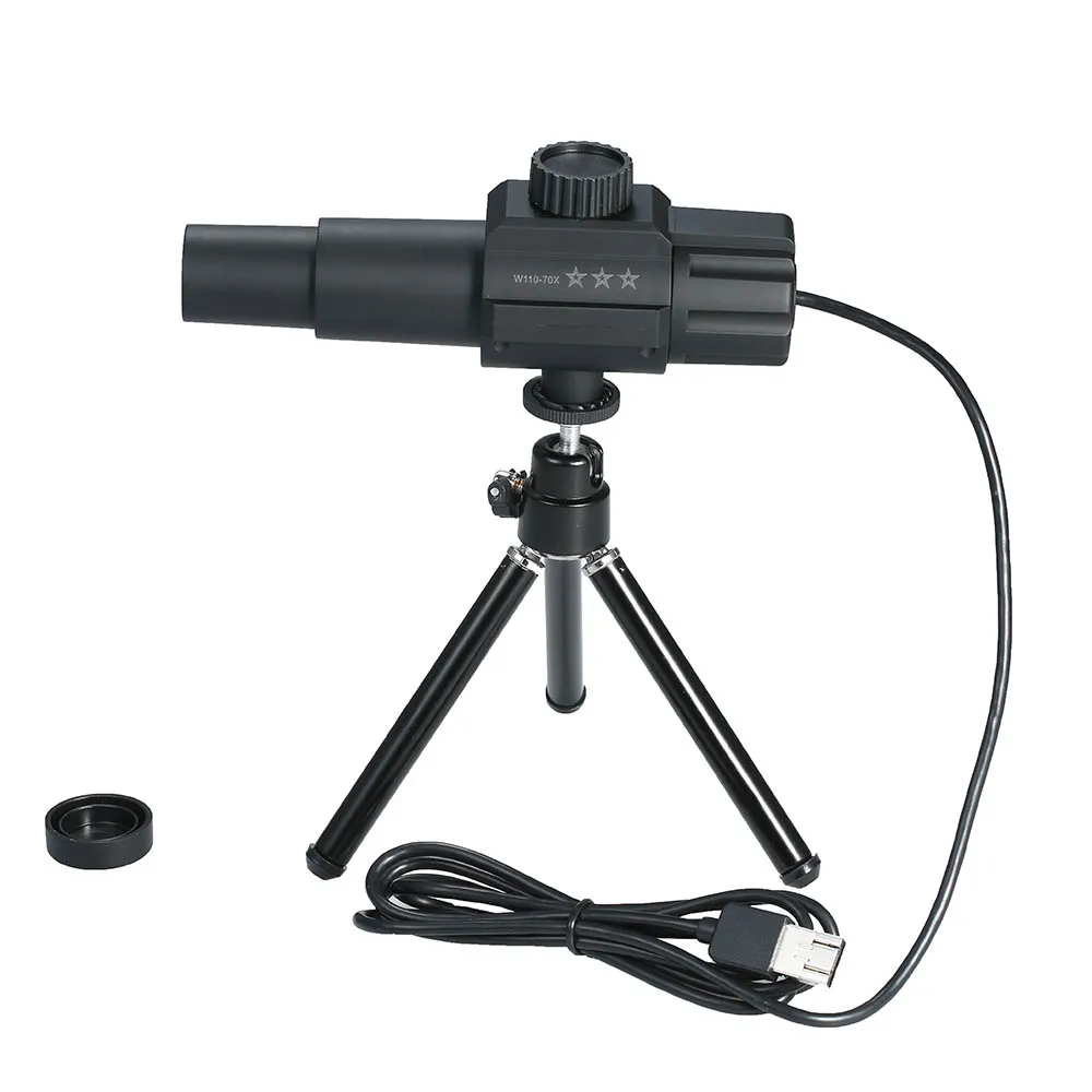 

Adjustable Scalable Camera with Tripod Stand USB Smart Digital Telescope Monocular 2MP 70X Zooming Magnification