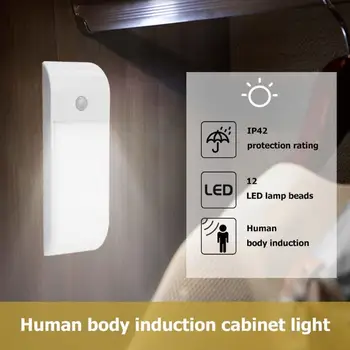 

12LED Human Body Infrared Sensor Light Creative LED Cabinet Corridor Lamp Night light