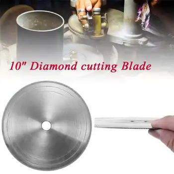 

250mm 10 inch Diamond Super Thin 0.7mm Jewelry Lapidary Saw Blade Cutting Disc Jade Gemstone Crystal Agate Cutting Disc Slice