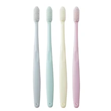 4 шт. портативная дорожная зубная щетка мягкий бамбуковый уголь пшеничный стебель ручка уход за полостью рта нано-антибактериальная зубная щетка зубные щетки для взрослых