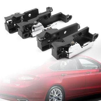 

4x For Ford Fusion Milan MKZ Zephyr Inside Interior Door Handle Front Rear Set Chrom Right Left Rear Front Passenger Driver Side