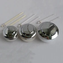 38/48/58mm Dual Push Button Flush Toilet Water Tank Double Crescent Shape 2 Rods universal flush toilet cistern tank single push button flush 38mm mounting hole