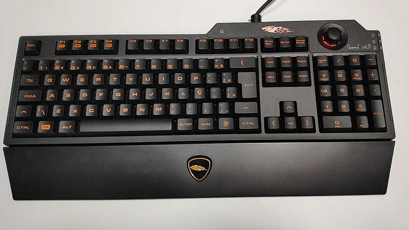 

1pc Dearmo Multi-media No backlit Keyboard Standard Spanish Portuguese Thai Keyboard With Free Wrist Support
