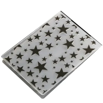 Lychee Stars plastikowy tłoczenie folderu na notatniku składana podkładka DIY matryca z tworzywa sztucznego tłoczenia tanie i dobre opinie Plastic