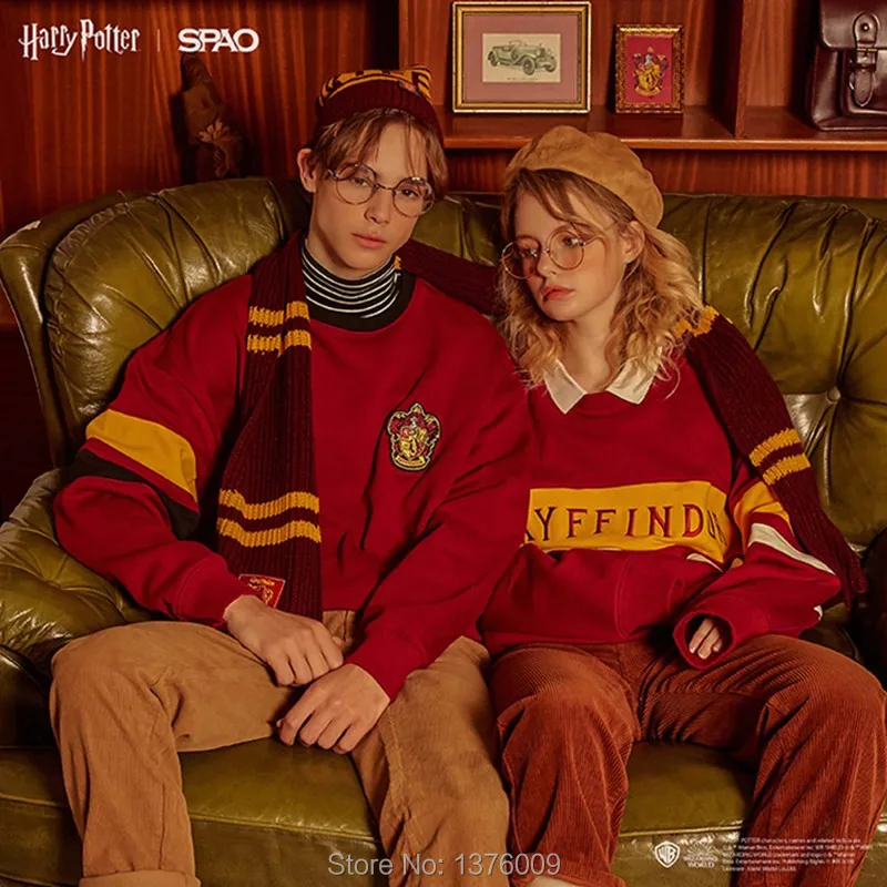 Koop Harry Poter Hogwarts Hoodies Student Kraag Gryffindor Vrouwen Unisex Junior Sweatshirt Tops Shirts Koreaanse Harajuku Stijl