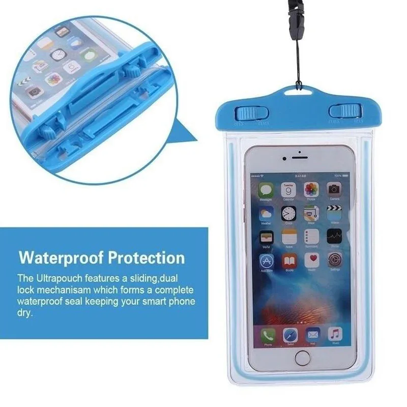 Waterproof Phone Case For iPhone Case 7 Cover Under Water Pouch Bag Case For Samsung galaxy A7 for Huawei Diving Bag Coques #4