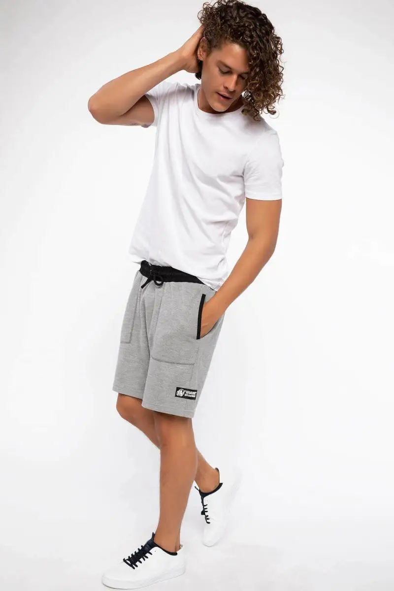 Дефакто мужской шнуровкой detayli спортивный костюм Slim Fit шорты I8850AZ. 18HS. GR228|Шорты| |