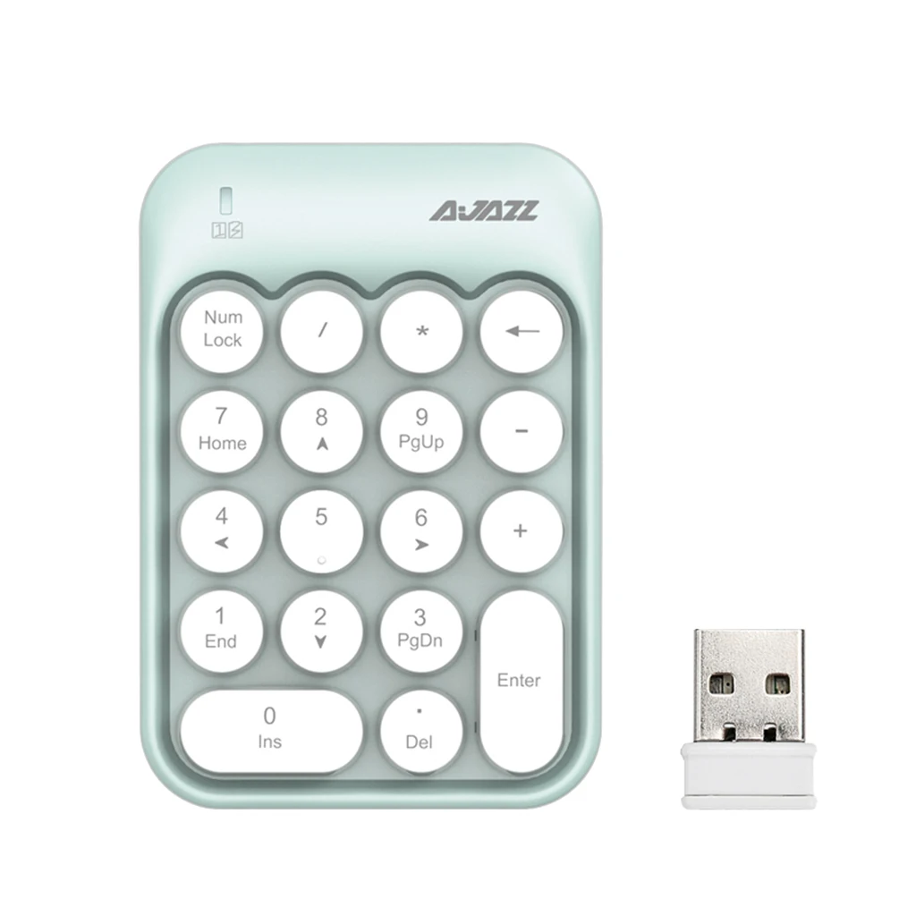 

Numeric Keypad 18Keys 2.4G Wireless USB Number Pad Keyboard for PC
