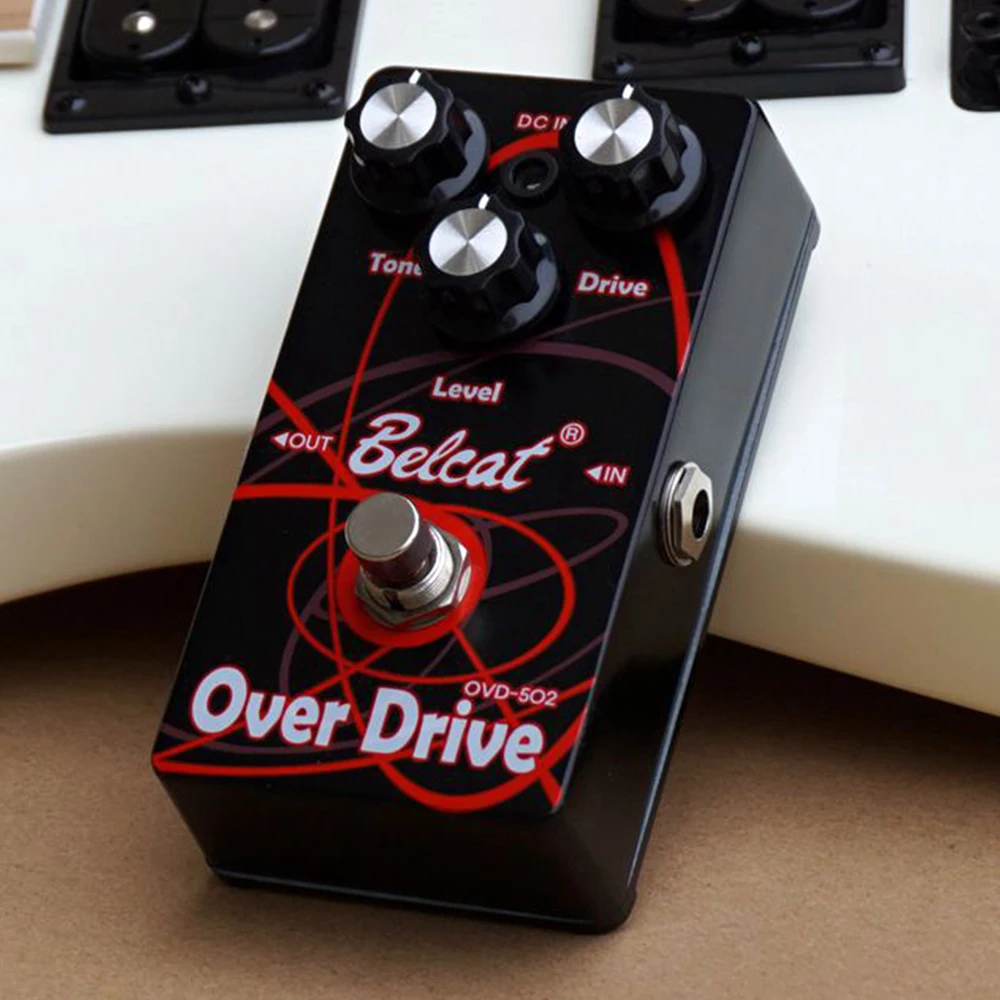 Belcat OVER DRIVE педаль эффектов для электрогитары True bypass OVD 502 Overdrive Stompbox с управлением