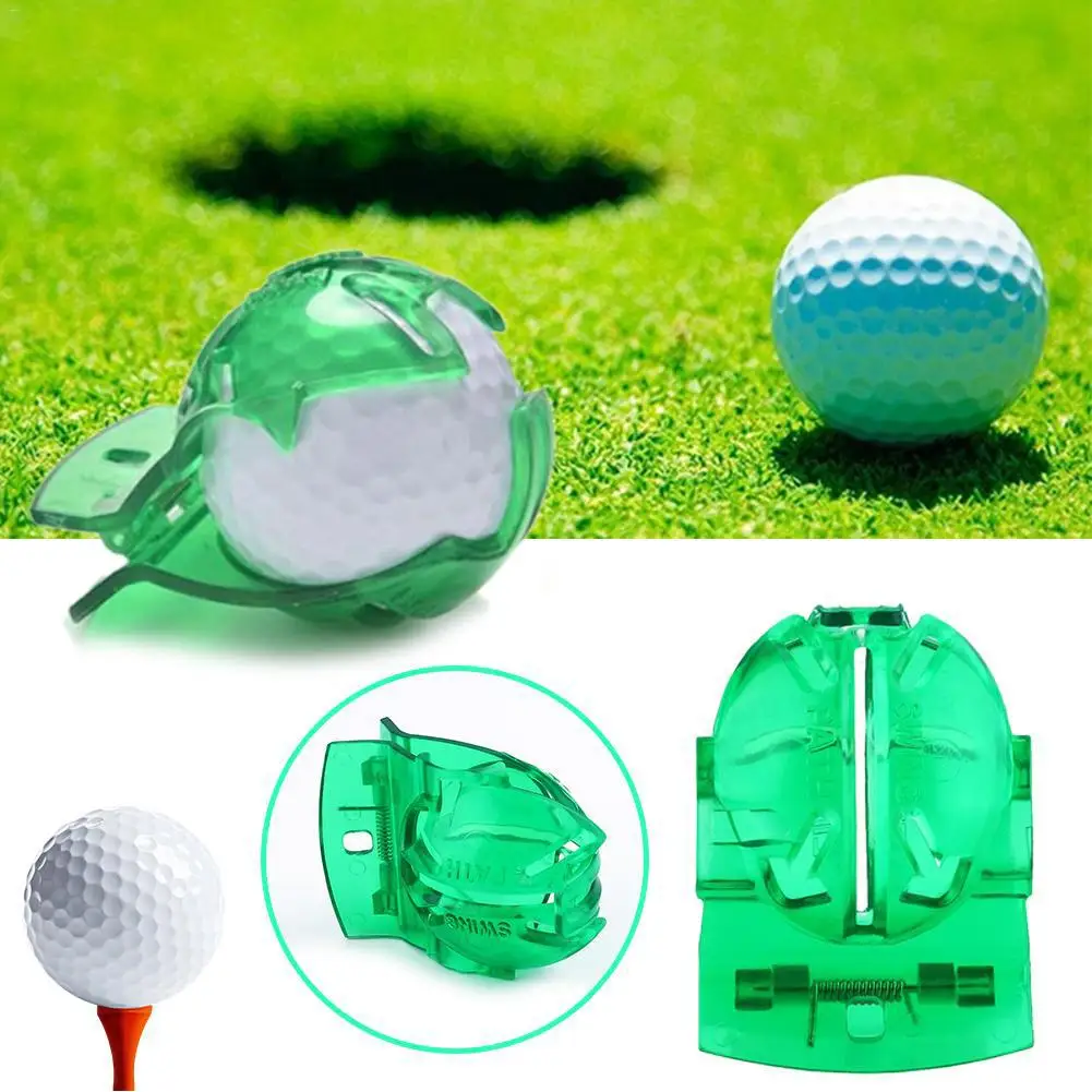 

Mounchain 1Pc Green Transparent Golf Ball Liner Putting Aids