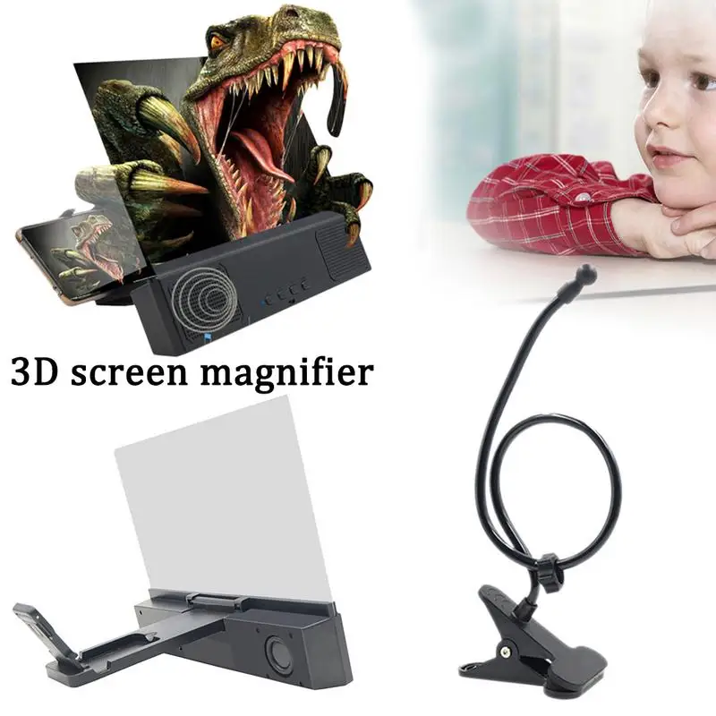 3D HD Мобильный телефон экран увеличитель лупа фильмы усилитель с практичным