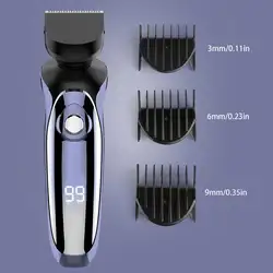 Мужские электробритва Multi-function вращающаяся борода триммер цифровой дисплей мощность Влажная и сухая Двойная зарядка usb