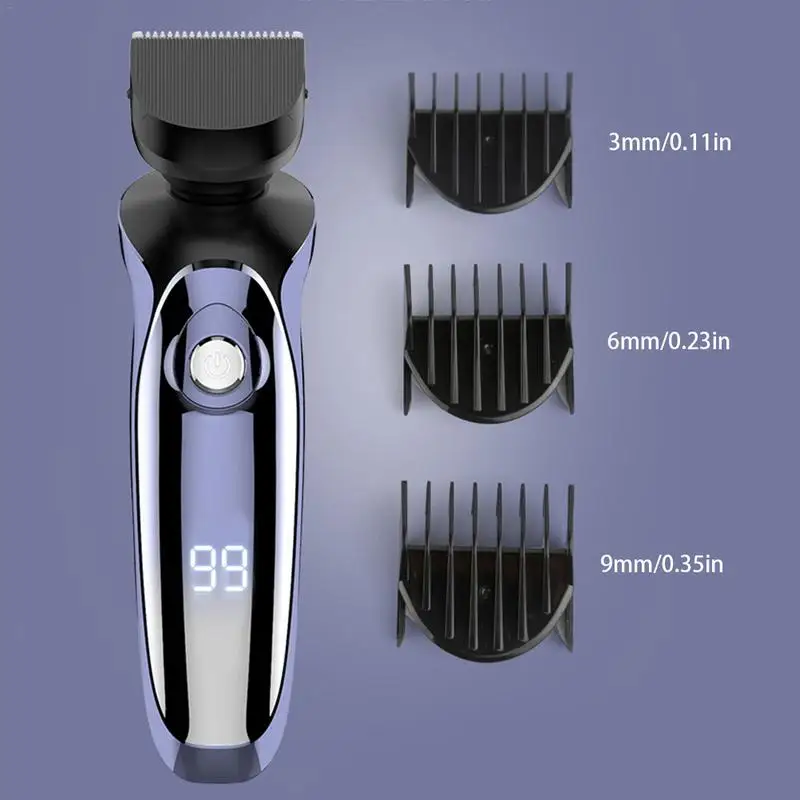 

Men's Electric Shaver Multi-function Rotating Beard Trimming Razor Digital Display Power Wet And Dry Dual-use USB Charging