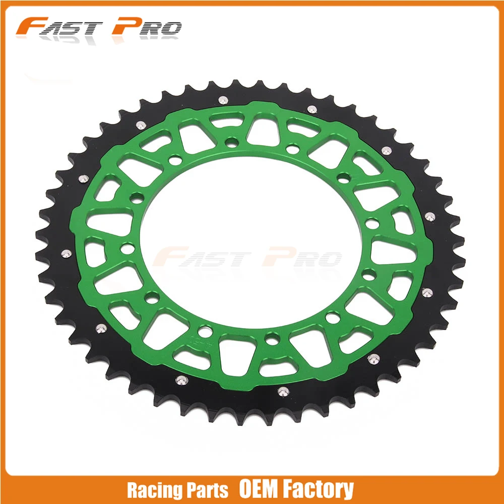 51T CNC Rear Chain Sprocket KX125 KX250 Motocross Supermoto Enduro