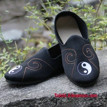 Резиновая подошва хлопок дышащая даосская обувь китайские традиции обувь Тай чи обувь кунг фу обувь для ушу