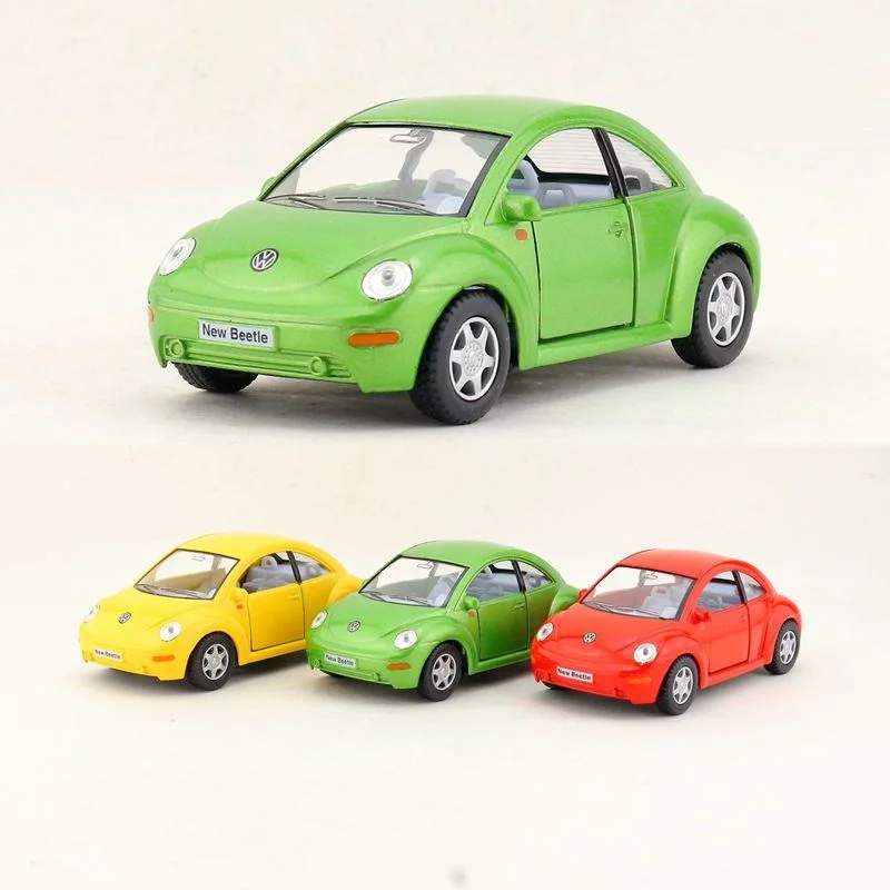 Литая металлическая модель KINSMART/Масштаб 1:32/Volkswagen New Beetle toy/Pull Back Car/для детского