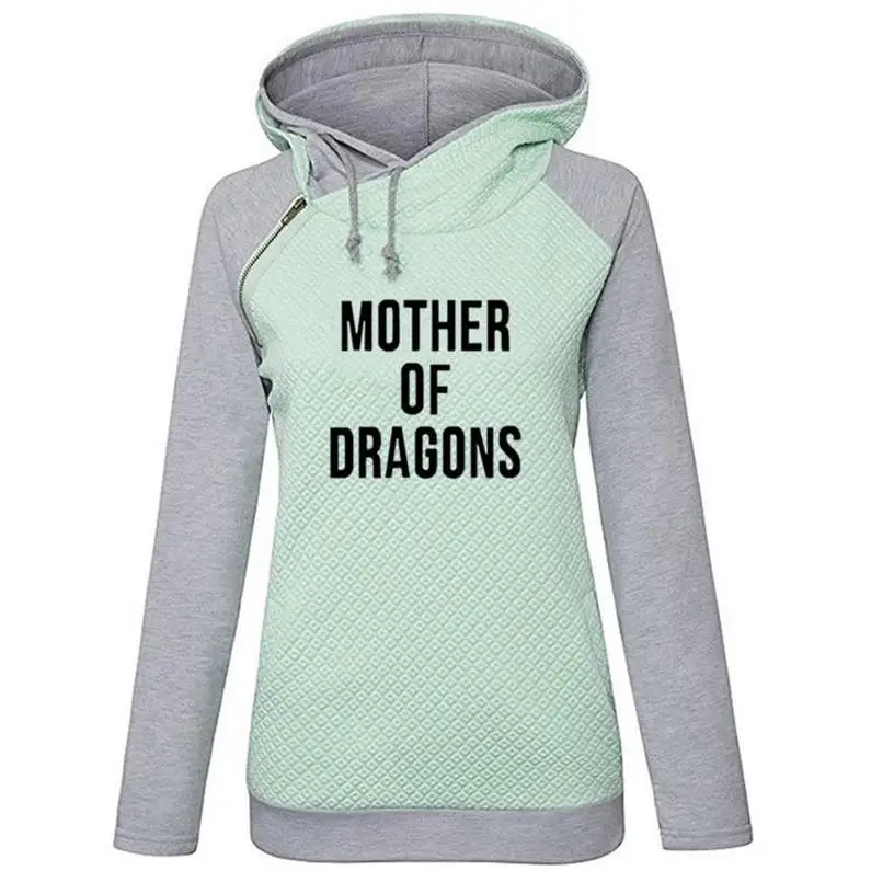 Женский свитшот с надписью MOTHER OF Dragon|Толстовки и свитшоты| |