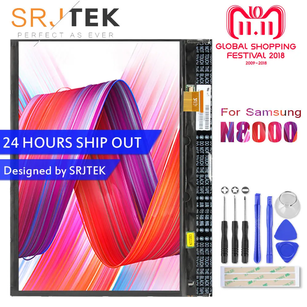 SRJTRK LCD For Samsung Galaxy Note 10.1 GT-N8000 N8000 N8010 LCD Display Matrix Screen Panel Tablet PC Replacement Parts SRJTRK LCD For Samsung Galaxy Note 10.1 GT-N8000 N8000 N8010 LCD Display Matrix Screen Panel Tablet PC Replacement Parts