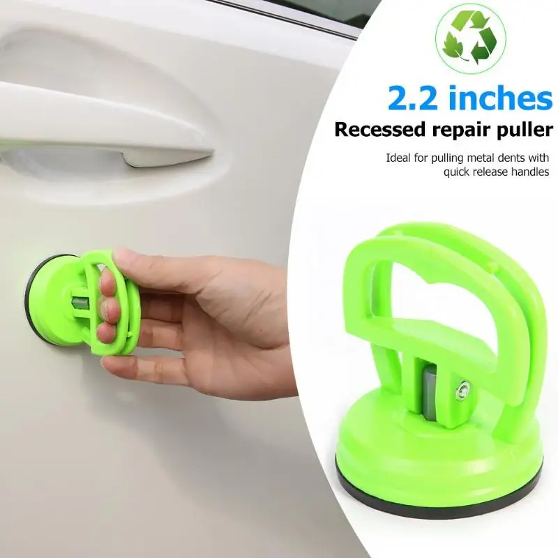 2.2 Inch Car Body Dent Ding Remover Puller Sucker Bodywork Panel Repair Suction Cup Tool Green Creative and Useful 2.2 Inch Car Body Dent Ding Remover Puller Sucker Bodywork Panel Repair Suction Cup Tool Green Creative and Useful