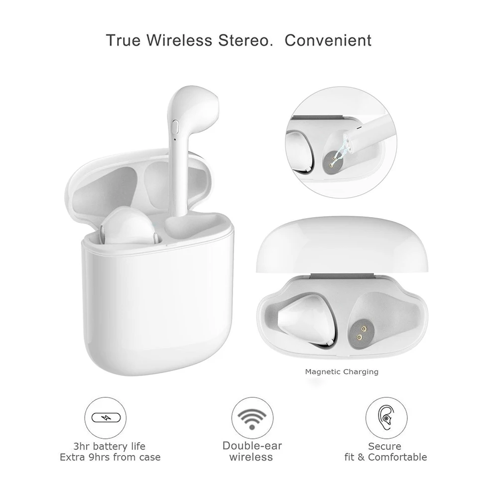 

I10 Max i10max Wireless Bluetooth Earphone With Charging Box Mini Headset 3D Stereo Earbuds For Xiaomi Huawei Iphone Pods