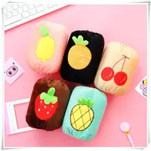 Милое бархатное пальто с длинными рукавами для новорожденных и детей постарше теплое пальто без рукавов с фруктовым принтом; детская модная повседневная одежда; Новинка