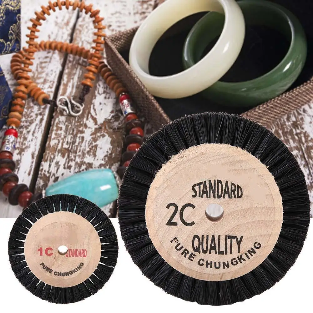 

Professional Jewelry Jade Polishing Buffing Wheel Brush Bristles Hair Brush Polisher Accessory Tool for Jeweler Jewelry Making