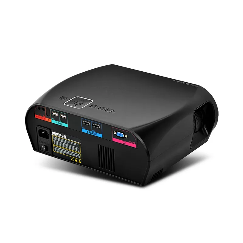 Vivibright GP100 Plus светодиодный ЖК проектор 3500Ansi Lumens HD 1280x800 пикселей 1080P для домашнего